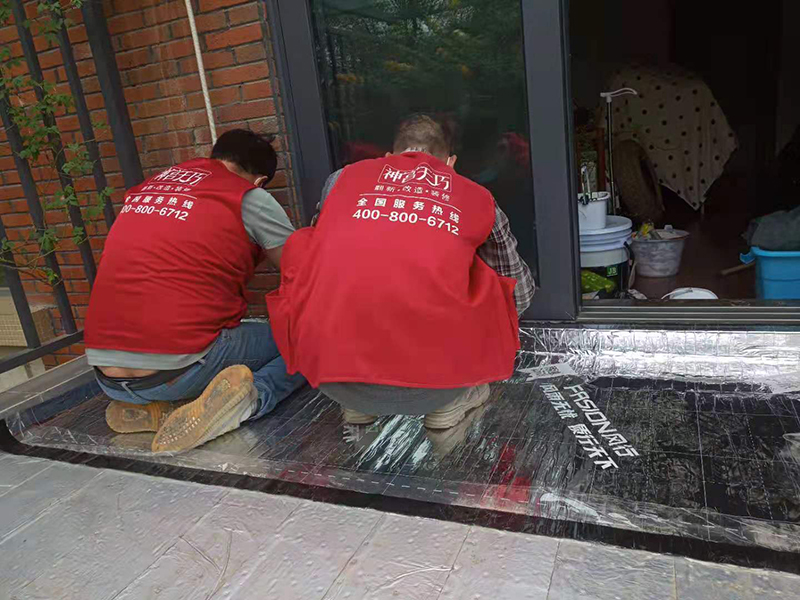 南京保利·梧桐语 生活阳台地砖翻新 小三居法式风格装修全案