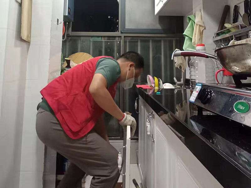 北京原生墅康和园小区 厨房翻新改造 瓷砖铺贴 水电装修半包服